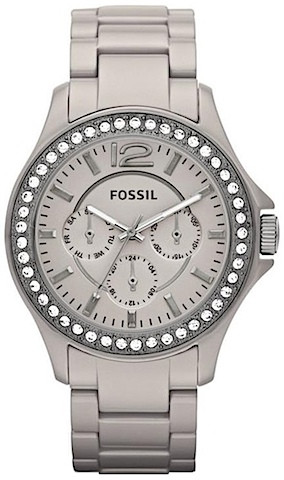 Watch strap Fossil CE1062 Ceramics Ivory